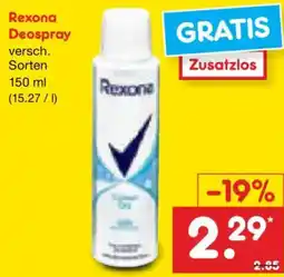 Netto Marken-Discount Rexona Deospray Angebot