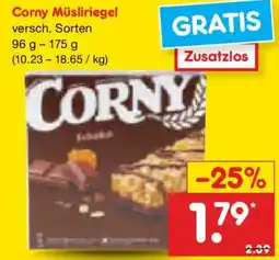 Netto Marken-Discount Corny Müsliriegel Angebot