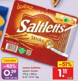 Netto Marken-Discount Lorenz Saltletts Sticks Angebot