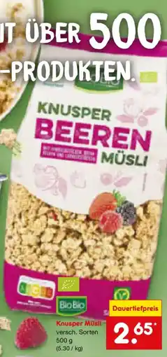Netto Marken-Discount Knusper Müsli Angebot