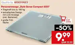 Netto Marken-Discount Personenwaage "Style Sense Compact 300" Angebot