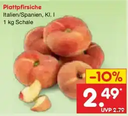 Netto Marken-Discount Plattpfirsiche Angebot