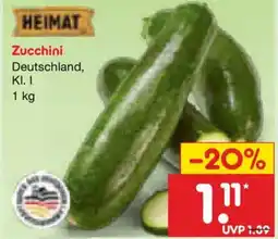 Netto Marken-Discount HEIMAT Zucchini Angebot