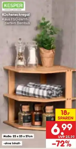 Netto Marken-Discount Kücheneckregal KESPER Angebot