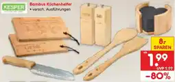 Netto Marken-Discount KESPER Bambus Küchenhelfer Angebot