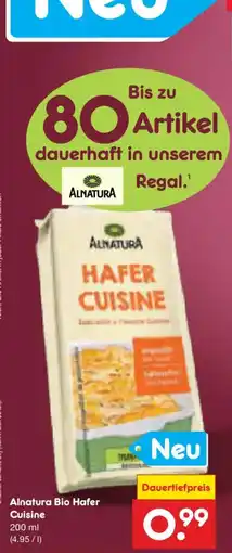 Netto Marken-Discount Alnatura Bio Hafer Cuisine Angebot
