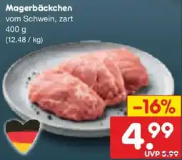 Netto Marken-Discount Magerbäckchen vom Schwein, zart Angebot