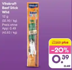 Netto Marken-Discount Vitakraft Beef Stick Wild Angebot