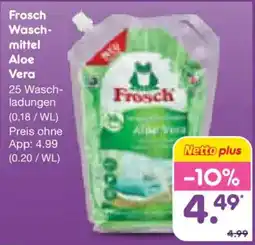 Netto Marken-Discount Frosch Waschmittel Aloe Vera Angebot