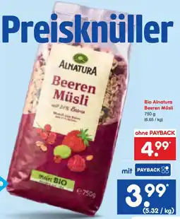 Netto Marken-Discount Bio Alnatura Beeren Müsli Angebot