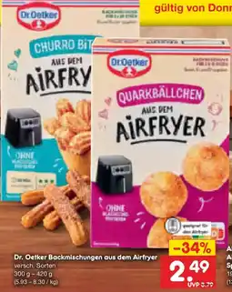 Netto Marken-Discount Dr. Oetker Backmischungen aus dem Airfryer Angebot