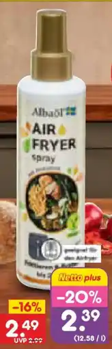 Netto Marken-Discount Albaöl AIR FRYER spray Angebot