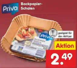 Netto Marken-Discount Backpapier-Schalen Priva Angebot