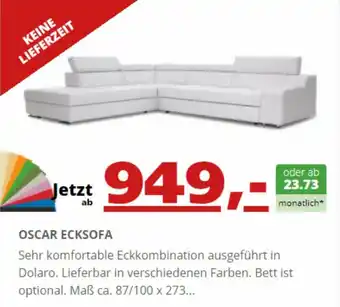 Seats and Sofas Ecksofa Oscar Angebot