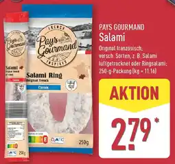 Aldi Nord PAYS GOURMAND Salami Angebot