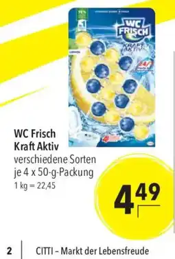 CITTI Markt WC Frisch Kraft Aktiv Angebot