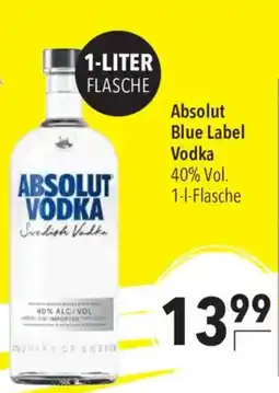CITTI Markt Absolut Blue Label Vodka Angebot