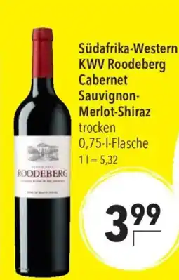 CITTI Markt KWV Roodeberg Cabernet Sauvignon-Merlot-Shiraz Angebot