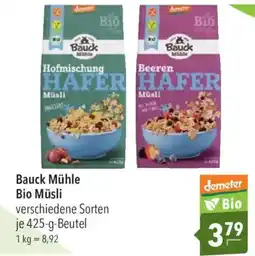 CITTI Markt Bauck Mühle Bio Müsli Angebot
