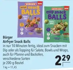 CITTI Markt Bürger Airfryer Snack Balls Angebot