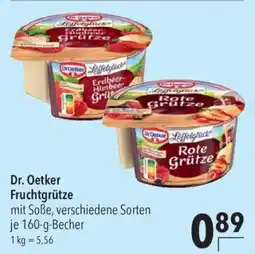 CITTI Markt Dr. Oetker Fruchtgrütze Angebot