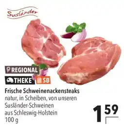 CITTI Markt Frische Schweinenackensteaks Susländer Angebot