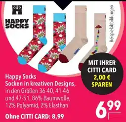 CITTI Markt Happy Socks Socken Angebot
