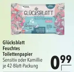 CITTI Markt Glücksblatt Feuchtes Toilettenpapier Angebot