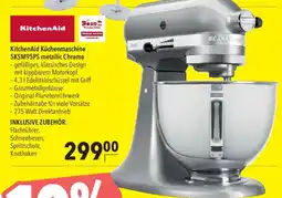CITTI Markt KitchenAid Küchenmaschine 5KSM95PS metallic Chrome Angebot