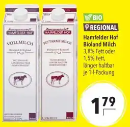CITTI Markt Hamfelder Hof Bioland Milch Angebot
