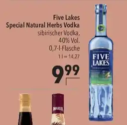 CITTI Markt Five Lakes Special Natural Herbs Vodka Angebot