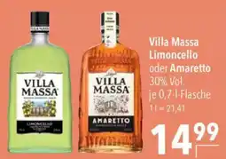 CITTI Markt Villa Massa Limoncello oder Amaretto Angebot