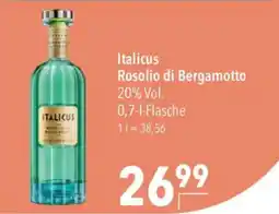 CITTI Markt Italics Rosolio di Bergamotto Angebot