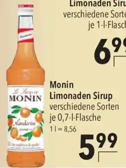 CITTI Markt Monin Limonaden Sirup Angebot