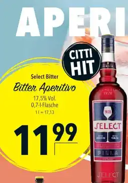 CITTI Markt Select Bitter Bitter Aperitivo Angebot