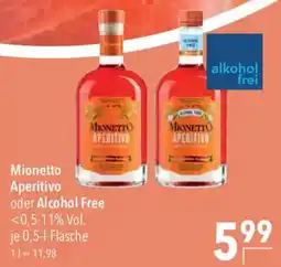 CITTI Markt Mionetto Aperitivo oder Alcohol Free Angebot