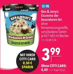 CITTI Markt Ben & Jerry's Eiscreme der besonderen Art Angebot