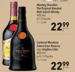 CITTI Markt Monkey Shoulder The Original Blended Malt Scotch Whisky Angebot