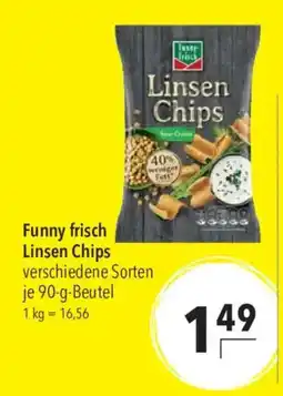 CITTI Markt Funny frisch Linsen Chips Angebot