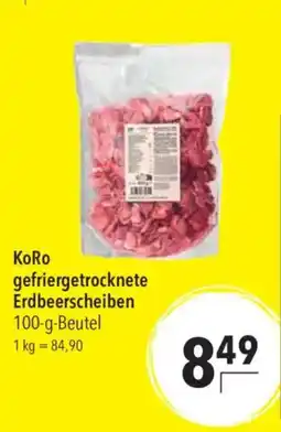 CITTI Markt KoRo gefriergetrocknete Erdbeerscheiben Angebot