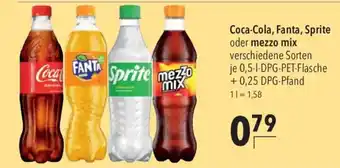 CITTI Markt Coca-Cola, Fanta, Sprite oder mezzo mix Angebot