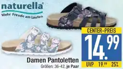 E-Center naturella Damen Pantoletten Angebot