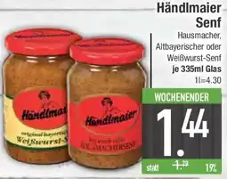 E-Center Händlmaier Senf Angebot