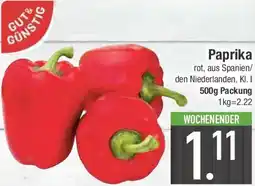 E-Center GUTS & GÜNSTIG Paprika Angebot