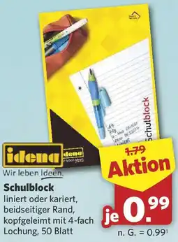 Combi idena Schulblock Angebot
