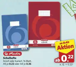 Combi Herlitz Schulhefte Angebot