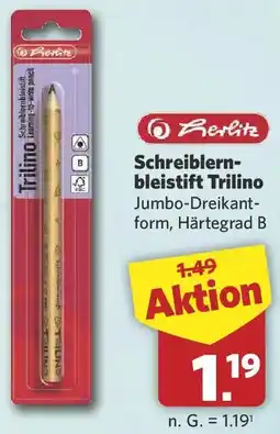 Combi Herlitz Schreiblernbleistift Trilino Angebot