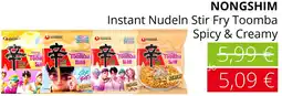 GO Asia NONGSHIM Instant Nudeln Stir Fry Toomba Spicy & Creamy Angebot