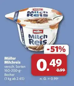 Combi Müller Milchreis Angebot