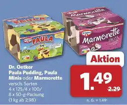 Combi Dr. Oetker Paula Pudding, Paula Minis oder Marmorette Angebot